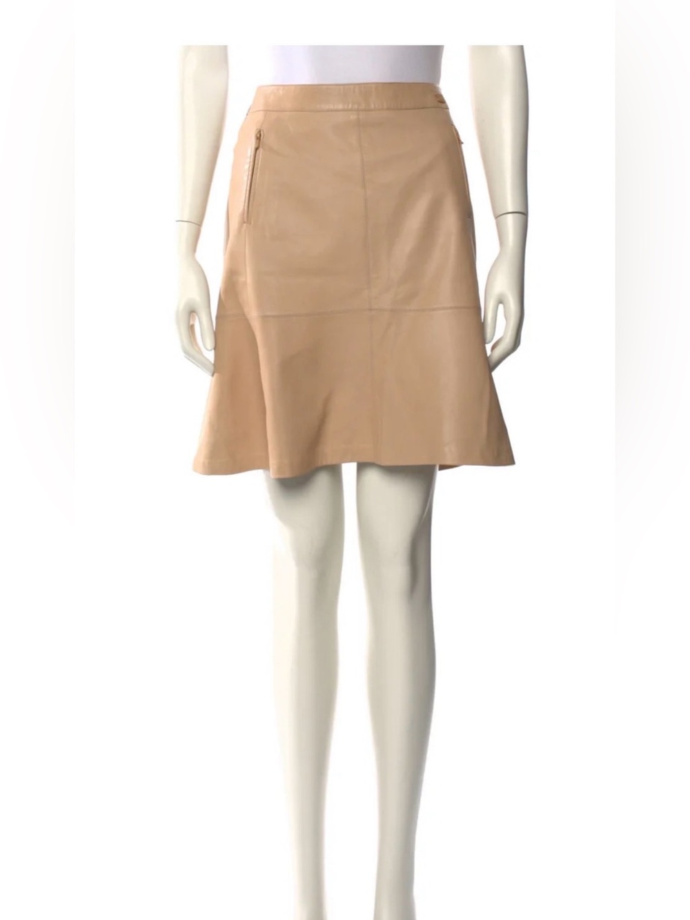 Chanel Vintage Leather Skirt